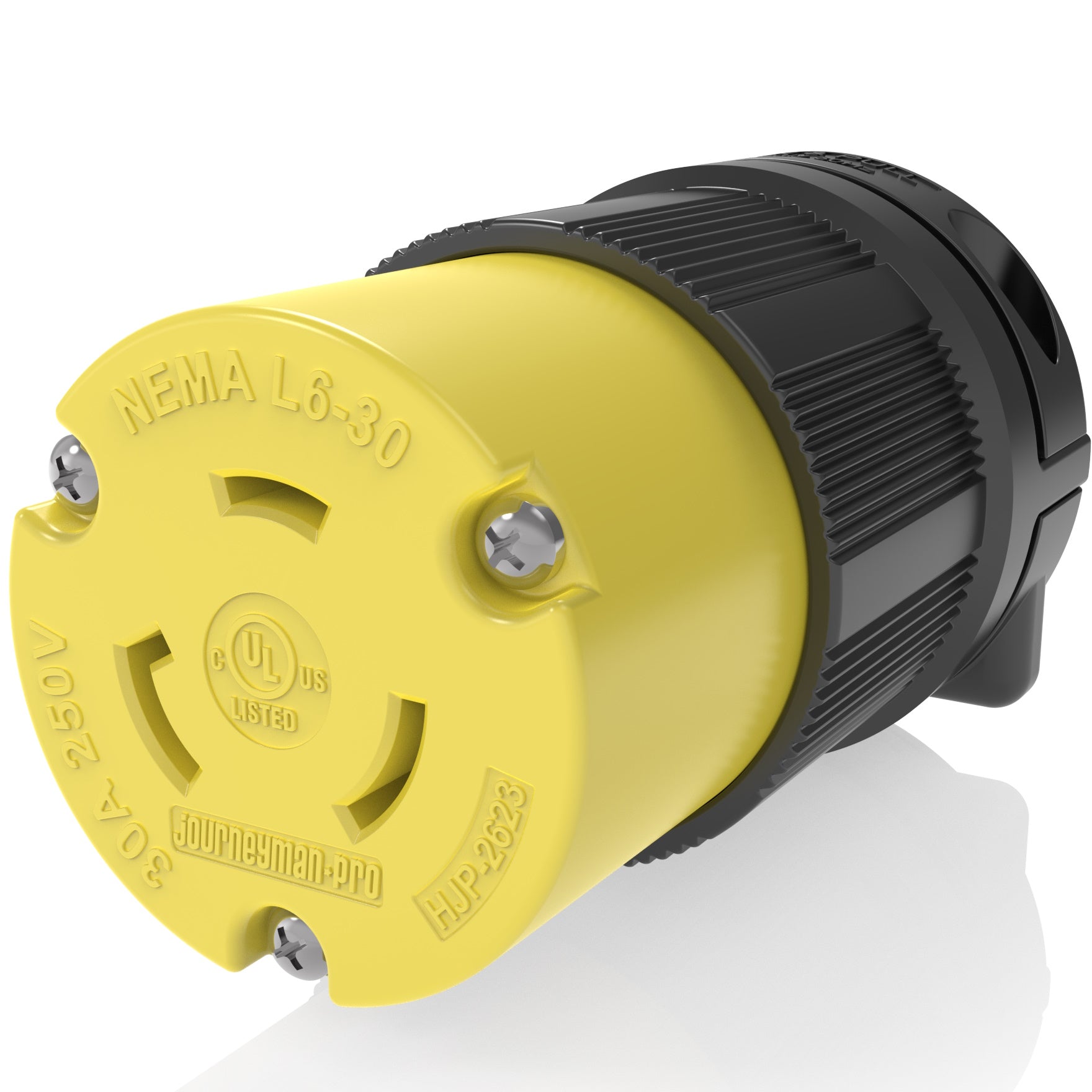 NEMA L6-30R 30A 250V Locking Female Receptacle Plug Industrial Grade 3