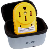 50 Amp RV Surge Protector- Portable Circuit Adapter, Male to Female Plug w/LED Test Indicator NEMA 14-50
