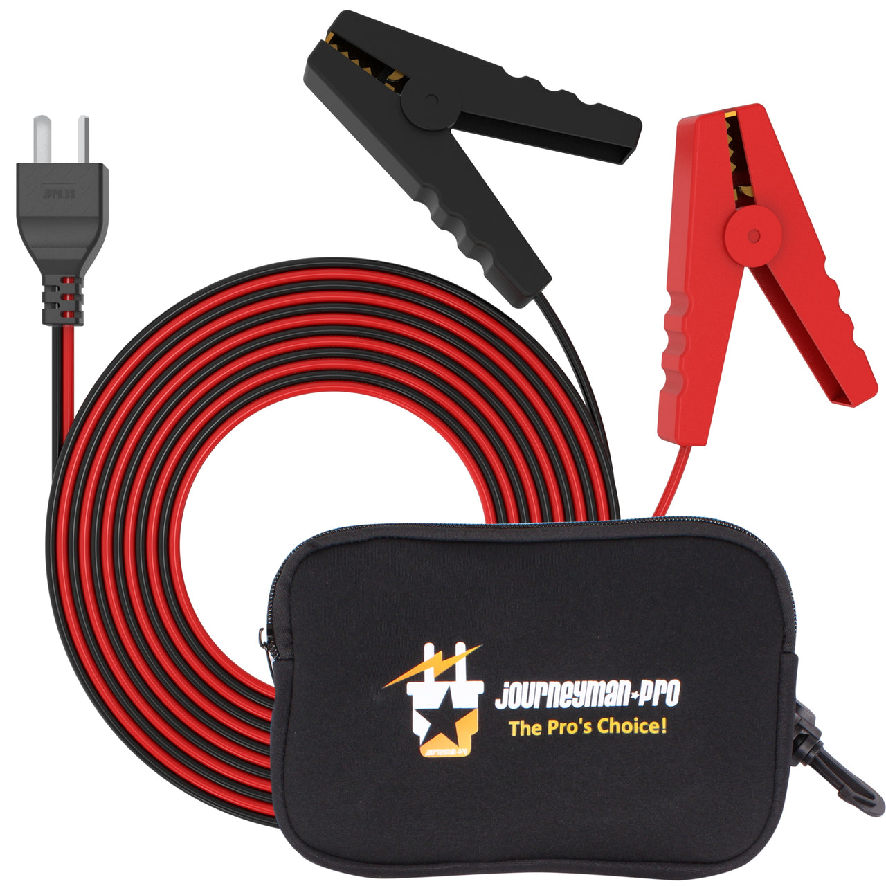 DC Battery Charging Cables V-Type Compatible with Generator 14AWG 15A 12VDC Insulated Alligator Clamps 12' Feet Cord RV Plug Replacement (V-Type Plug 12FT)