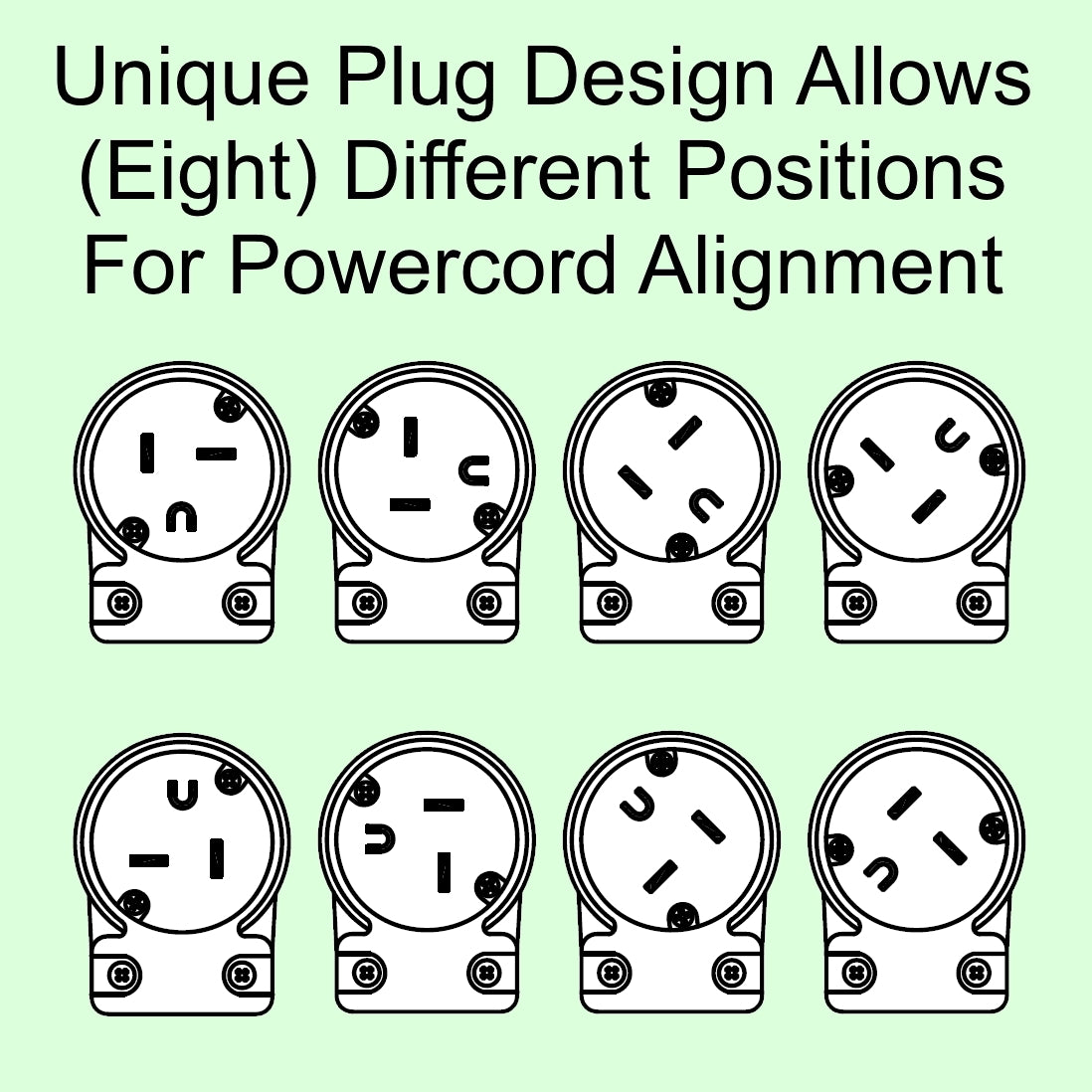 20 AMP - 125 VOLT 90-DEGREE RIGHT ANGLE MALE PLUG (NEMA 5-20P) (HJP-52