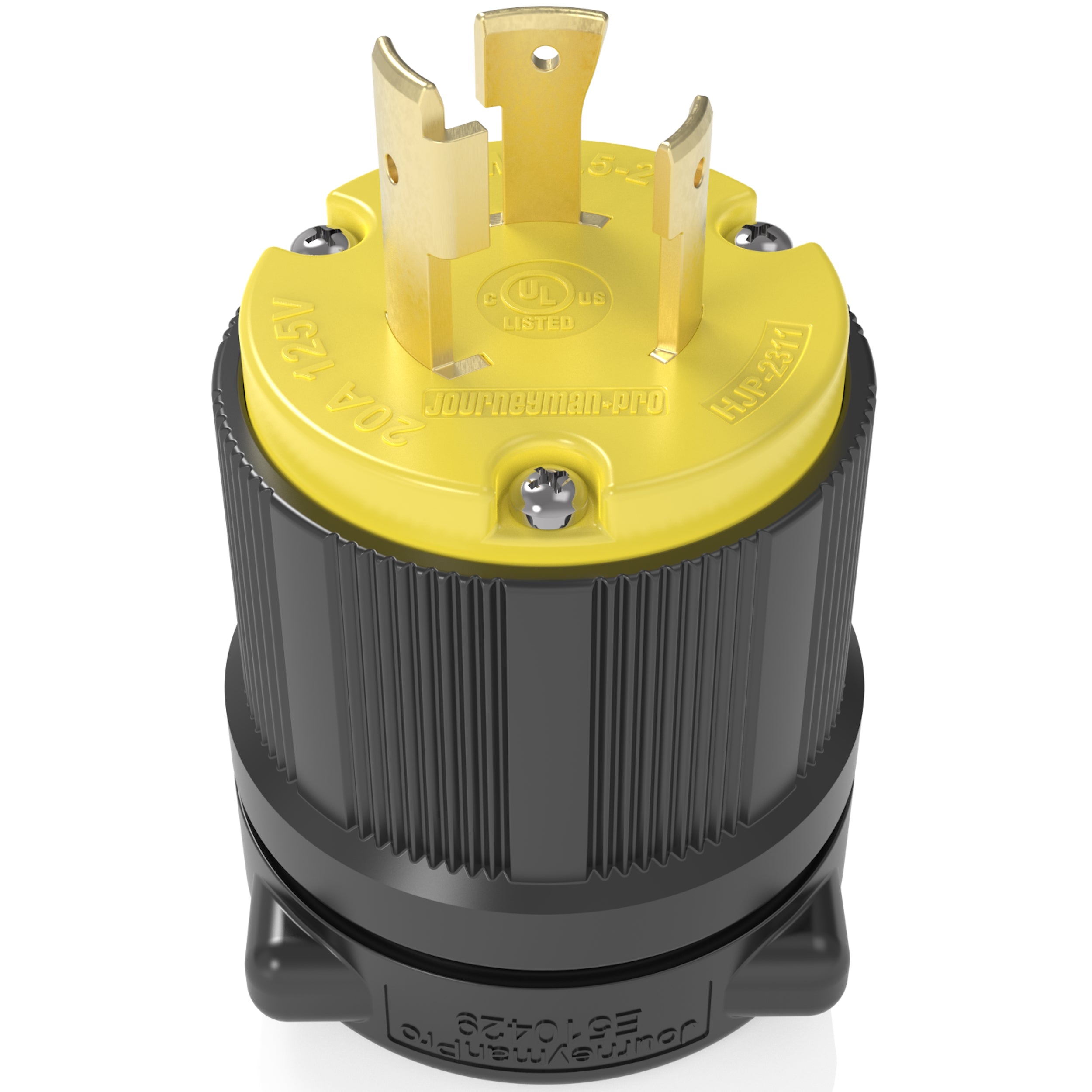 めん　1220 NEMA L5-20P 20A 125V Locking Receptacle Plug, Industrial