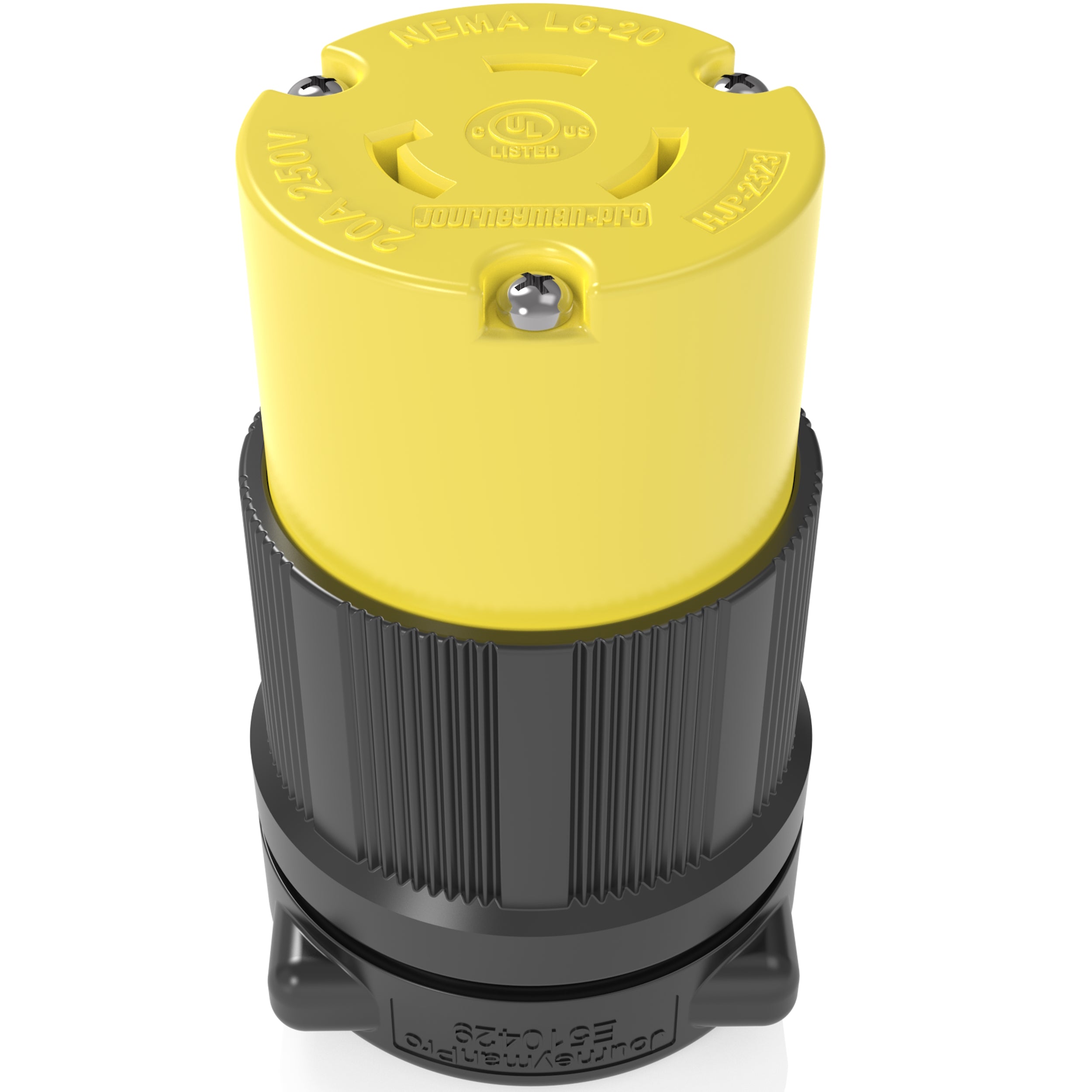 NEMA L6-20R 20A 250V Locking Female Receptacle Plug Industrial Grade 3