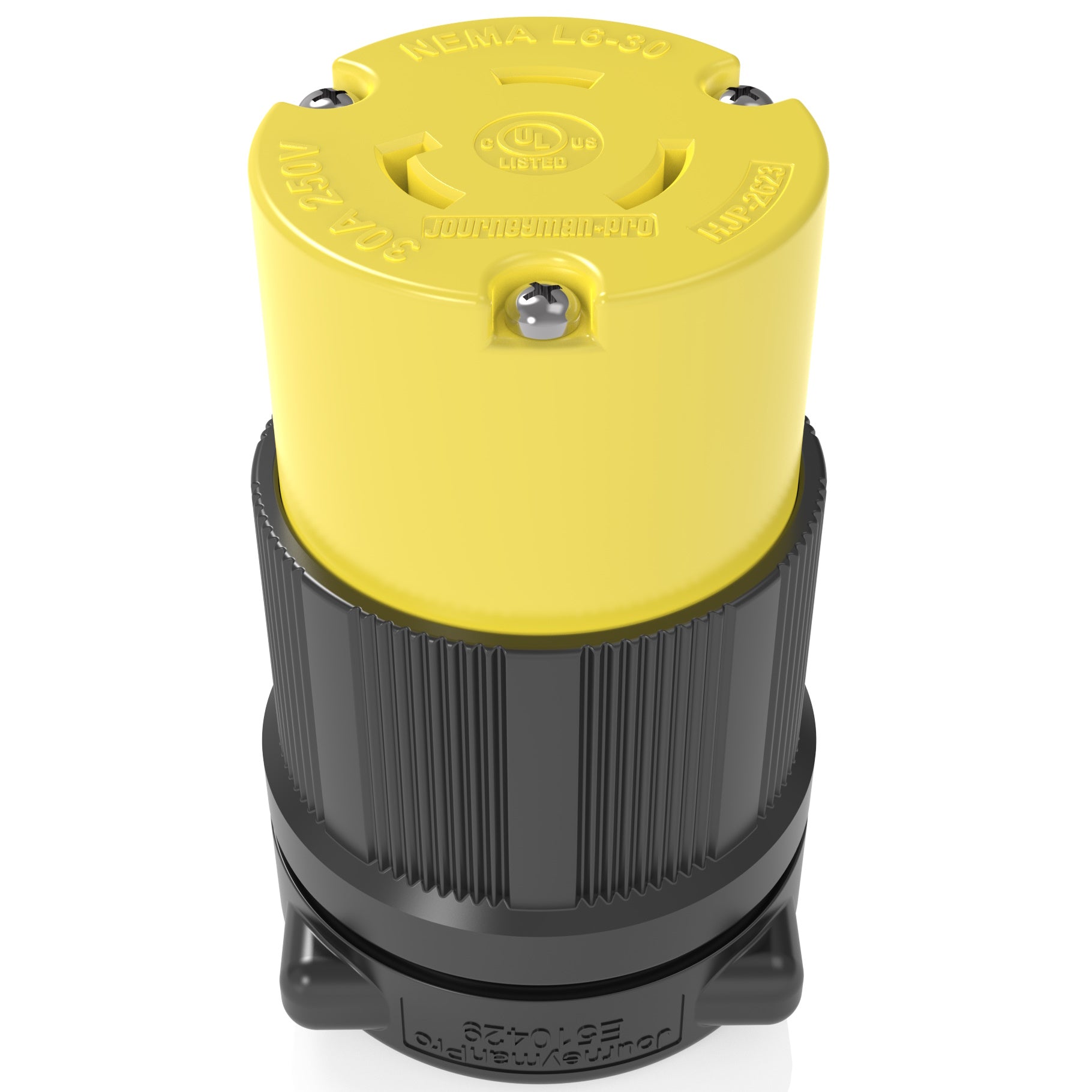 NEMA L6-30R 30A 250V Locking Female Receptacle Plug Industrial Grade 3