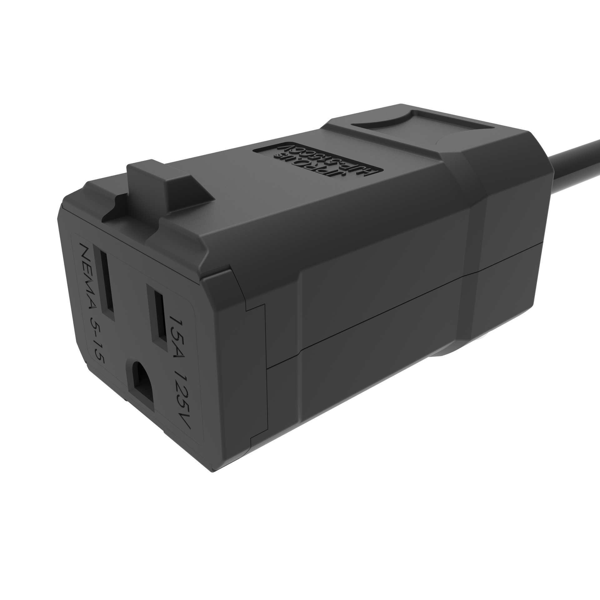 15 AMP - 125 VOLT STRAIGHT BLADE CLAMSHELL FEMALE CONNECTOR PLUG (NEMA 15 AMP - 125 VOLT STRAIGHT BLADE CLAMSHELL FEMALE CONNECTOR PLUG (NEMA