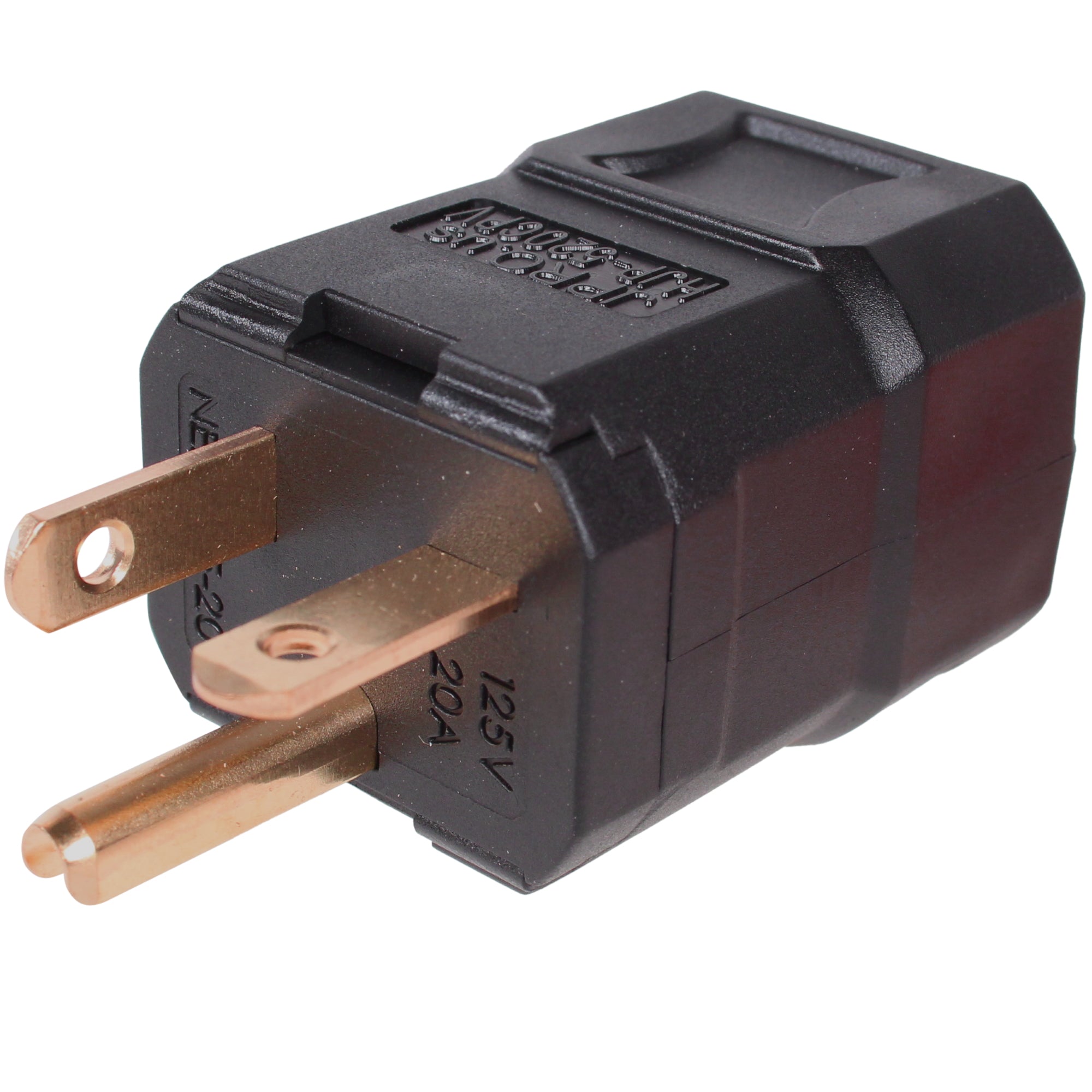 abc style　クリーク 20 AMP - 125 VOLT STRAIGHT BLADE CLAMSHELL MALE PLUG (NEMA 5