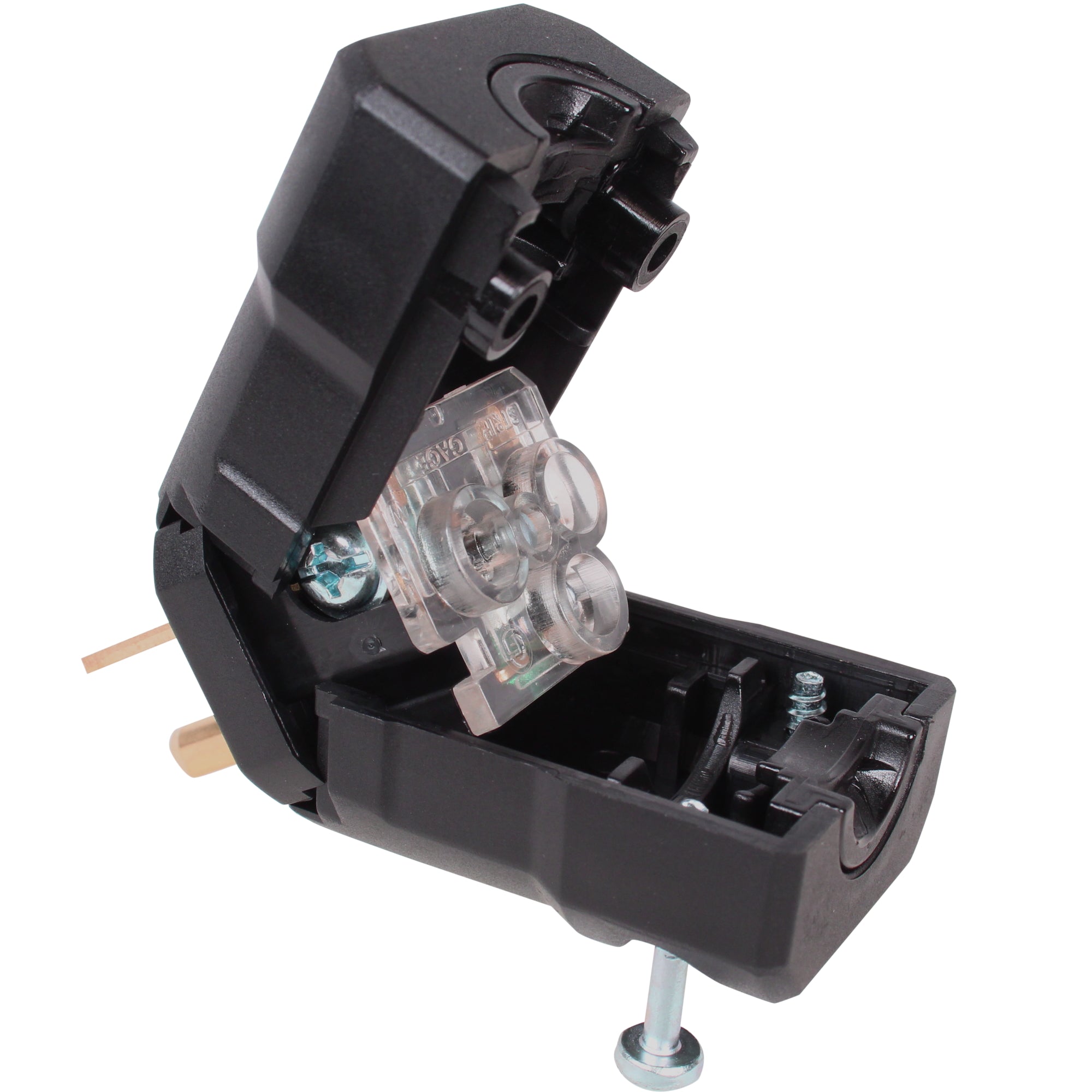 abc style　クリーク 20 AMP - 125 VOLT STRAIGHT BLADE CLAMSHELL MALE PLUG (NEMA 5