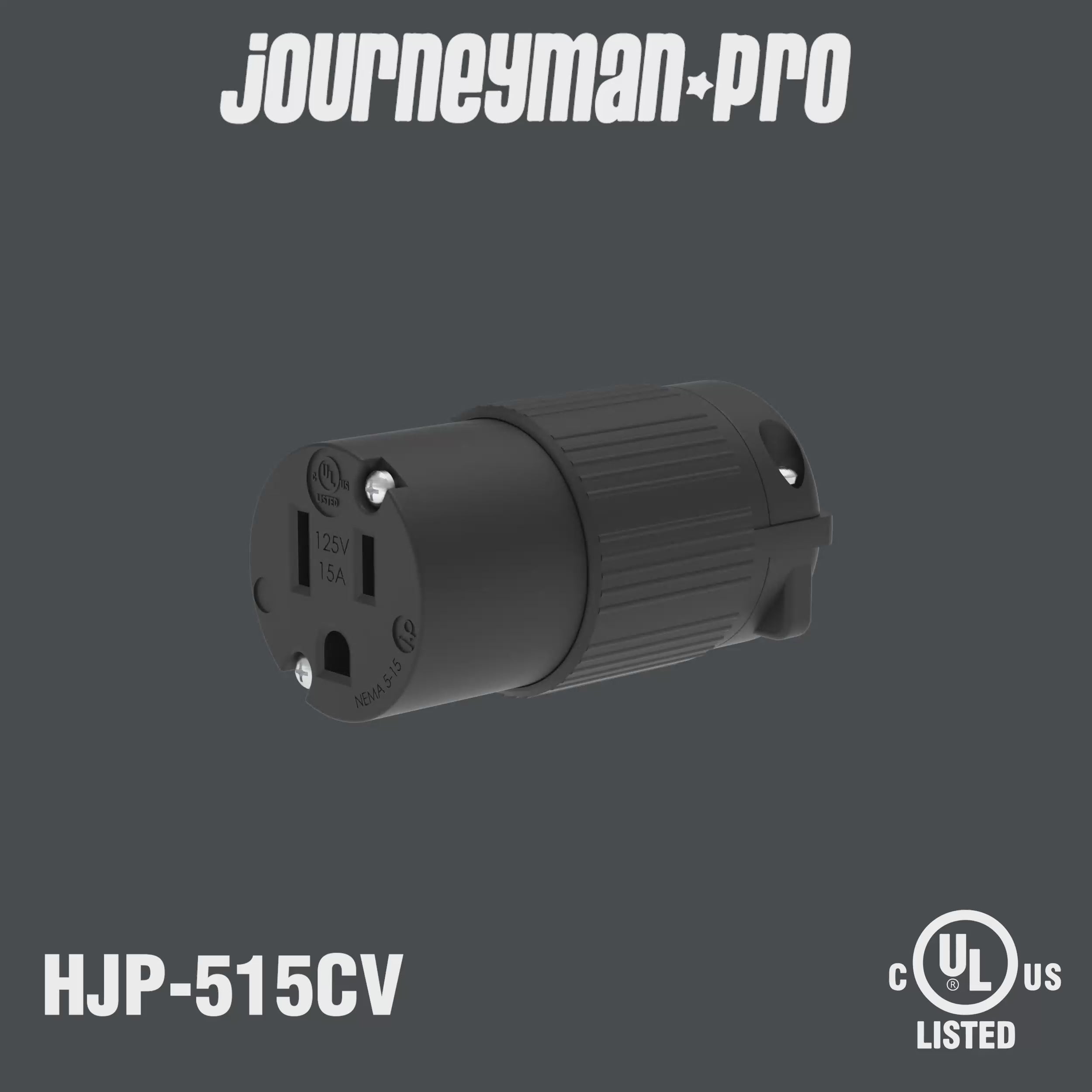 えみページ 5 15 AMP - 125 VOLT STRAIGHT BLADE FEMALE CONNECTOR PLUG (NEMA 5-15R, 5-