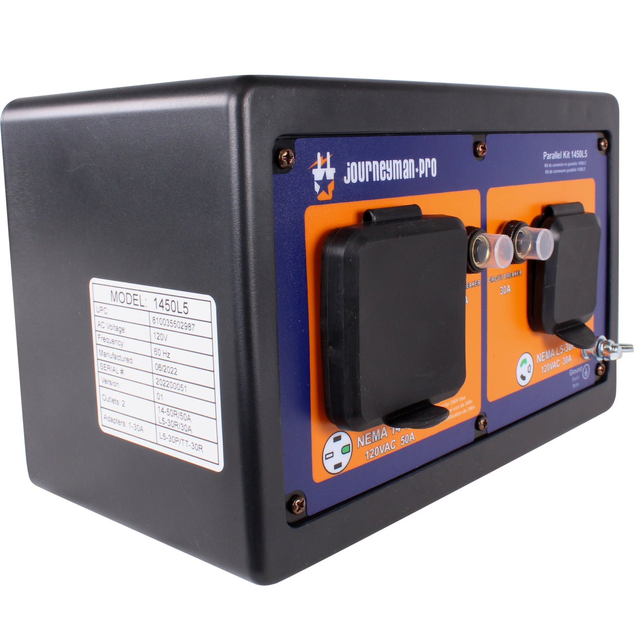 30/50 AMP Inverter Generator Parallel Kit, 125/250 VAC, 14-50/L5-30/TT