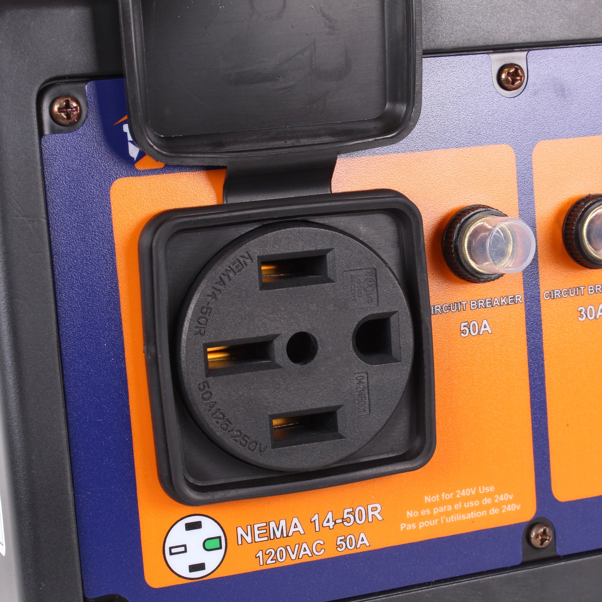 30/50 AMP Inverter Generator Parallel Kit, 125/250 VAC, 14-50/L5-30/TT ...