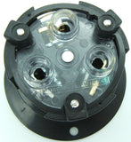 NEMA L5-20 Flanged Inlet Plug, 20A 125V Locking Receptacle Socket, Black HJP-2315