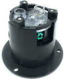 NEMA L5-30 Flanged Inlet Plug, 30A 125V Locking Receptacle Socket, Black (HJP-2615)