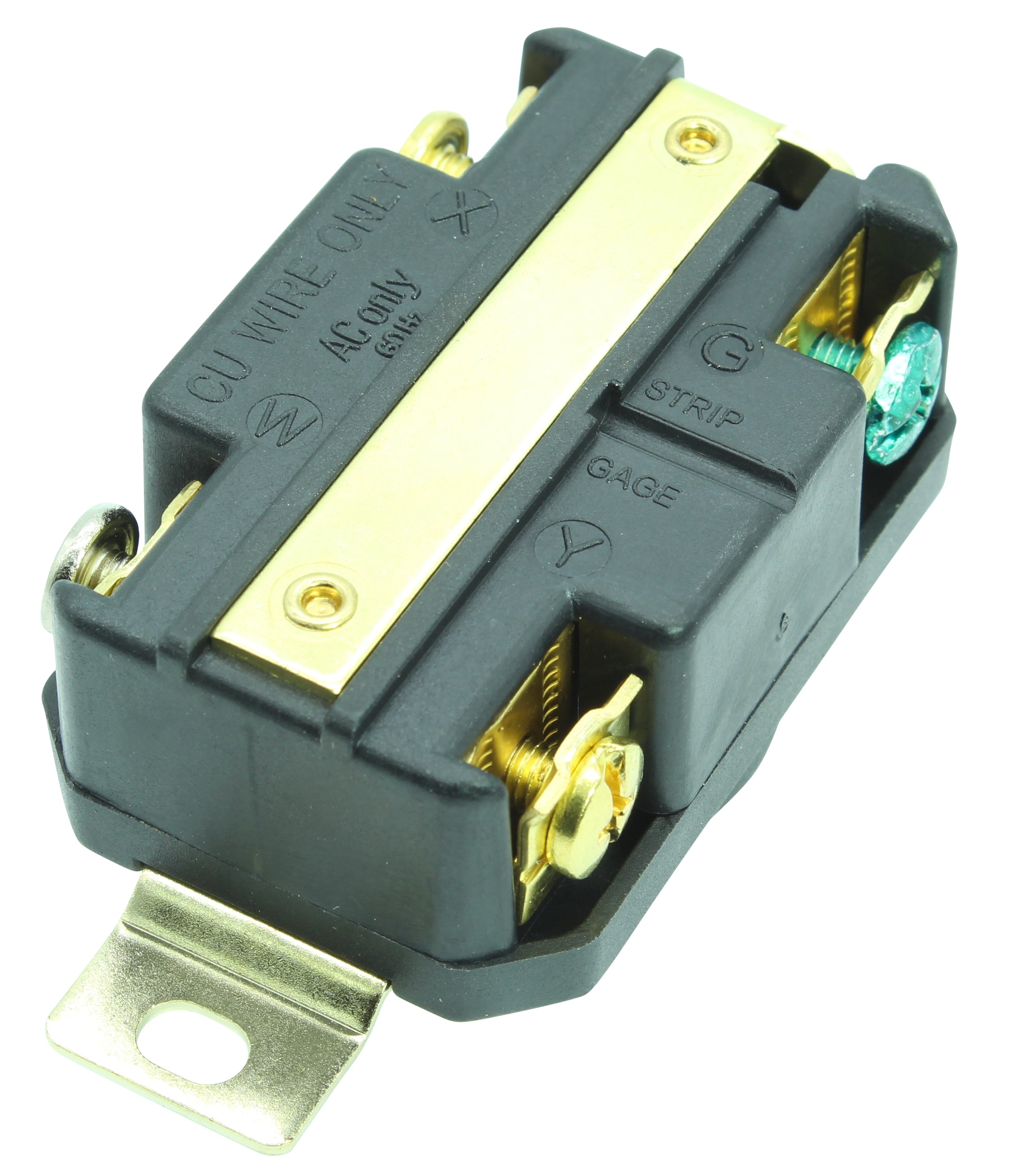NEMA L14-30R, 30A 125/250 Volt, Flush Mounting Locking Receptacle Sock