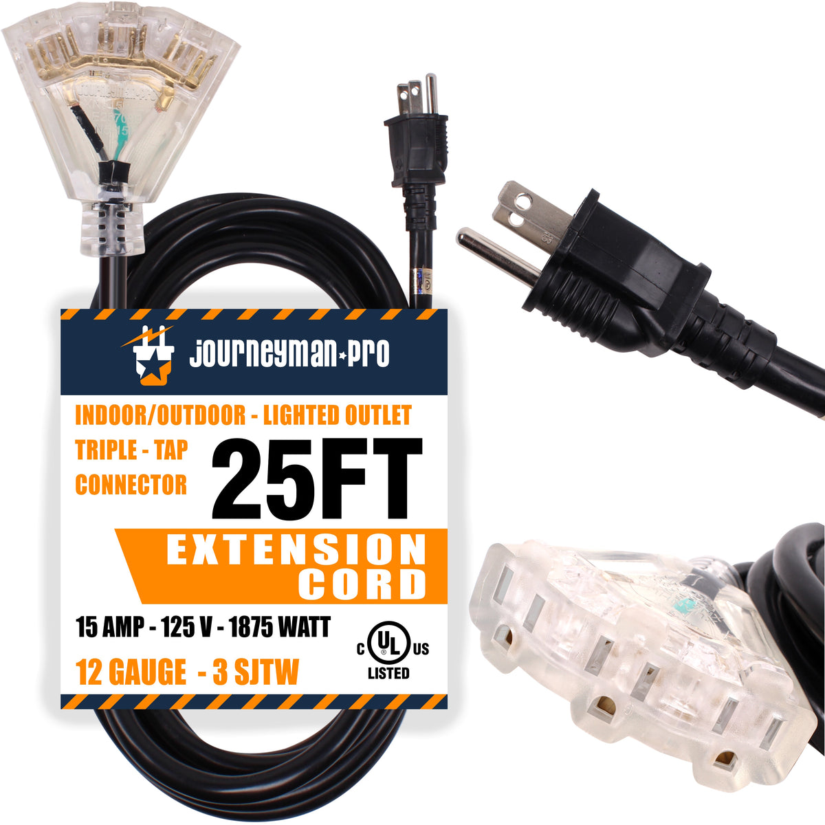 Vrbgify 15ft 12/3 Heavy-Duty SJTW Outdoor Extension Cord w/Lighted End, 3-Prong Grounded Plug, Pink 095SA1063D - The Home Depot Vrbgify 15ft 12/3 Heavy-Duty SJTW Outdoor Extension Cord w/Lighted End, 3-Prong Grounded Plug, Pink 095SA1063D - The Home Depot