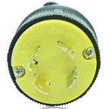 NEMA L14-30P 30A 125/250V Locking Male Receptacle Plug Industrial Grade 4 Prong HJP-2711