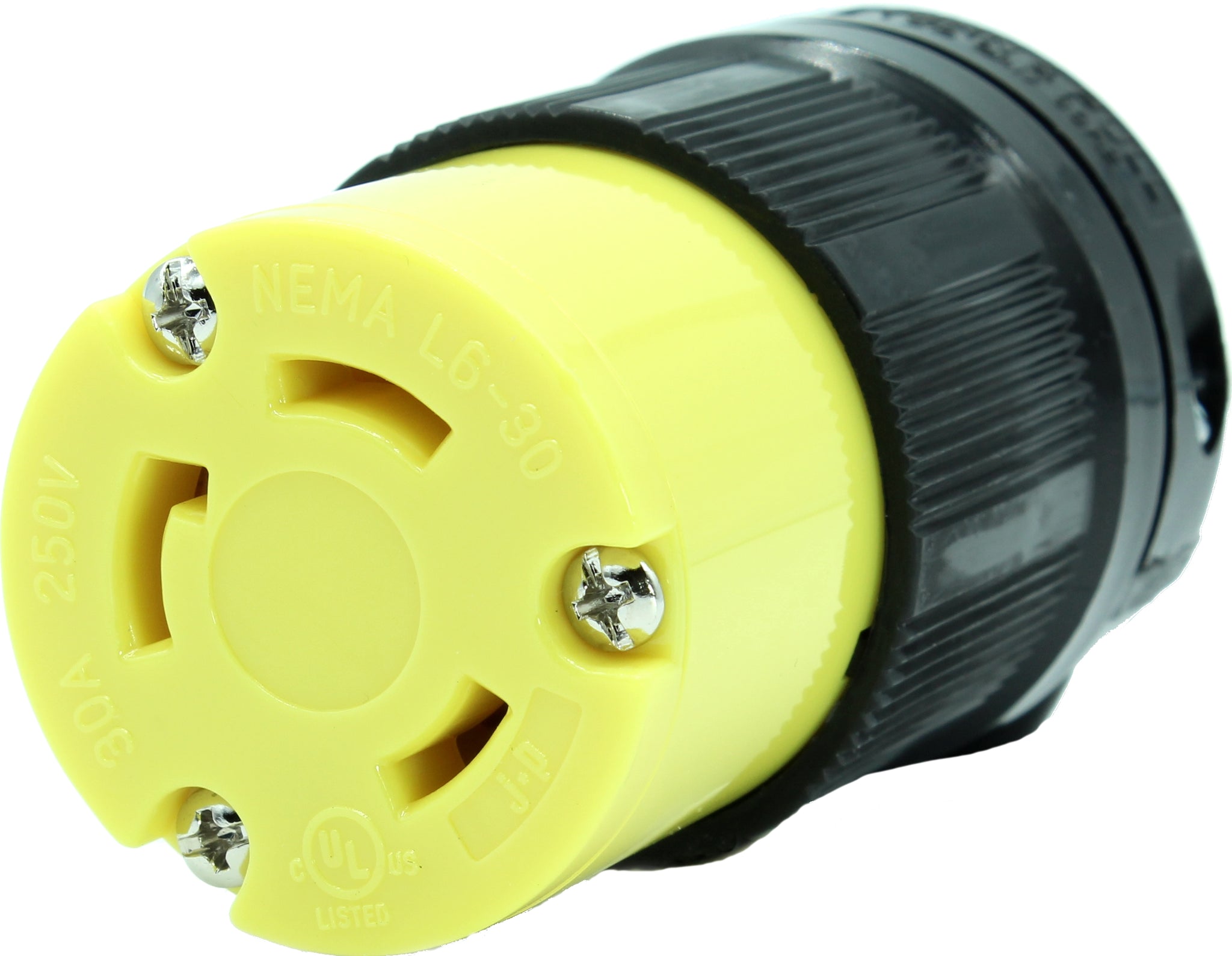 NEMA L6-30P 30A 250V 3-Prong Locking Male Plug with UL, C-UL Approval